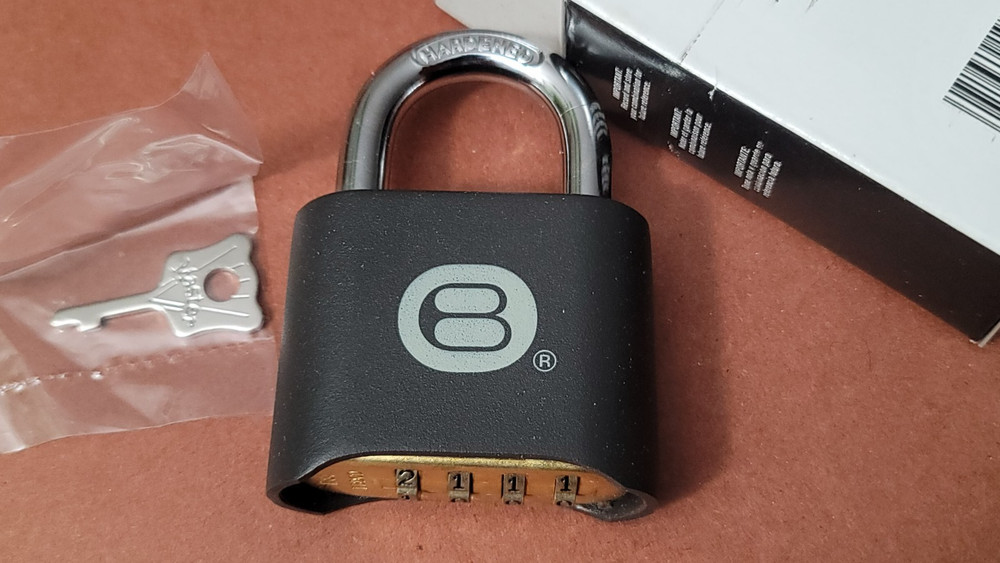 Lot Two (2) Master Lock Maximum Security Resettable Combination Padlock (178GRY)