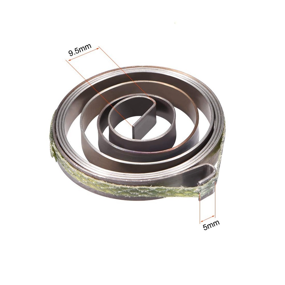uxcell Drill Press Spring Quill Feed Return 36x6x0.65mm, Black