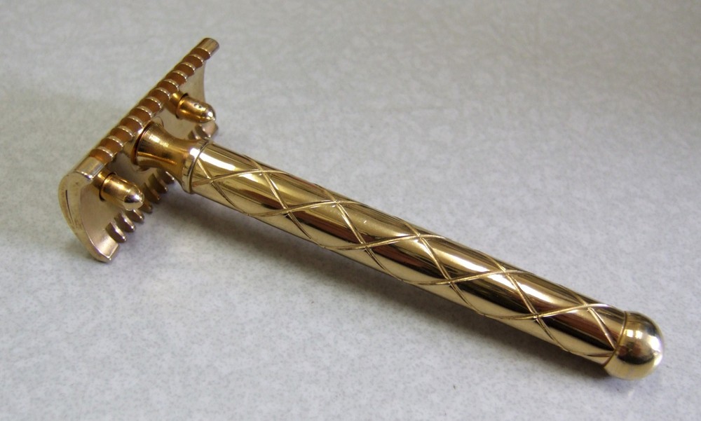 Fatip Retro Gold Open Comb Safety Razor