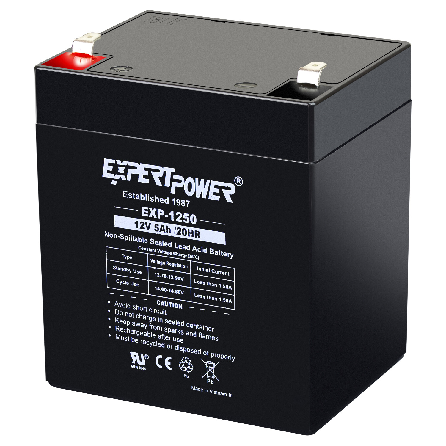 ExpertPower Sealed Lead Acid Battery - 12V 6V 20Ah 18AH 12AH 10Ah 9AH 7AH 5AH
