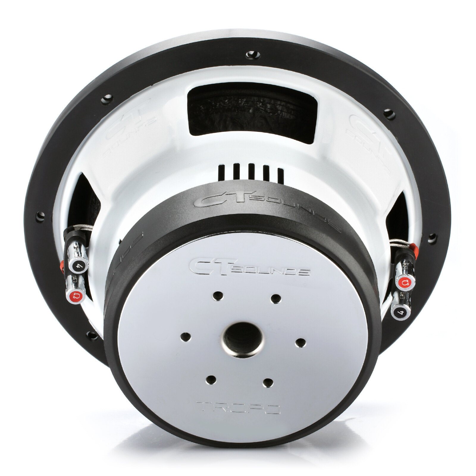 CT Sounds TROPO-10-D4 1300 Watt Max Power 10 Inch Car Subwoofer - Dual 4 Ohm