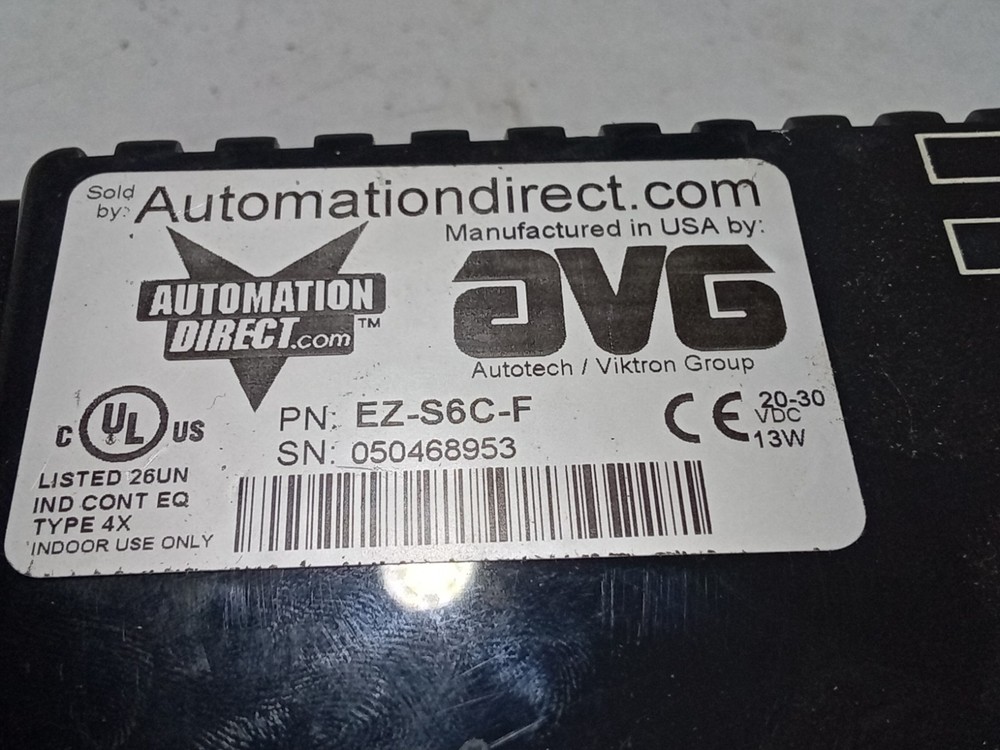 Automation Direct EZ-S6C-F Operator Interface Panel (J4C)