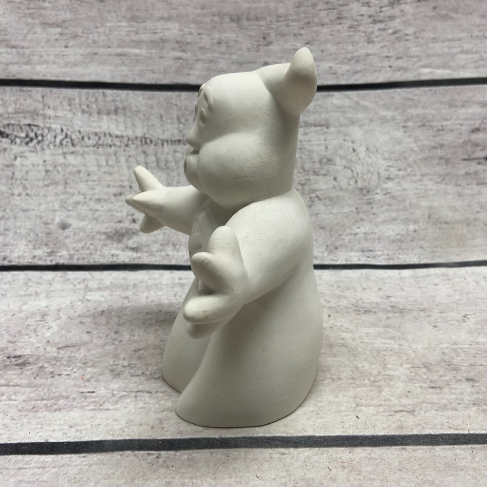 Unbranded Ghostbusters Slimer Ghost Ceramic Bisque Unpainted Figurine