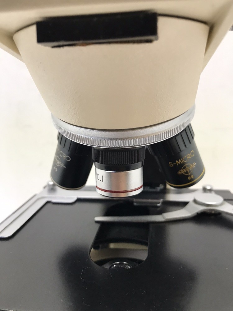 Swift M8000D Microscope Tested And Working 4 Objectives 2 Eyepieces.