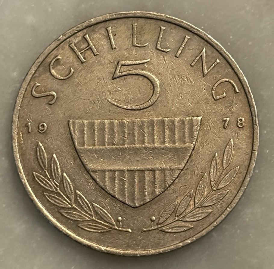 1978 Austria 5 Schilling - F - Fine