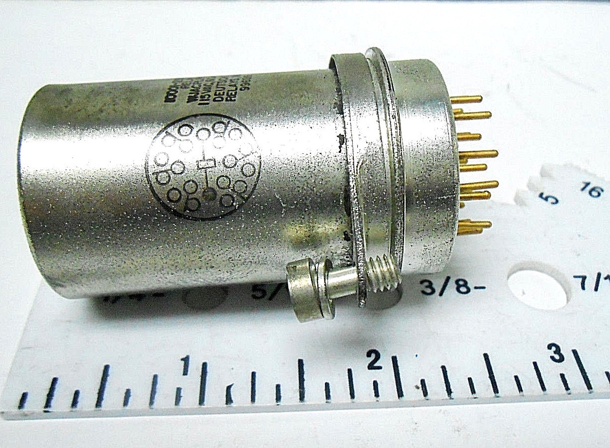 WJACPLP6P-X4 DEUTSCH RELAY 115 VAC / 60-400 HERTZ / 1 AMP / 28 VDC NEW OLD STOCK