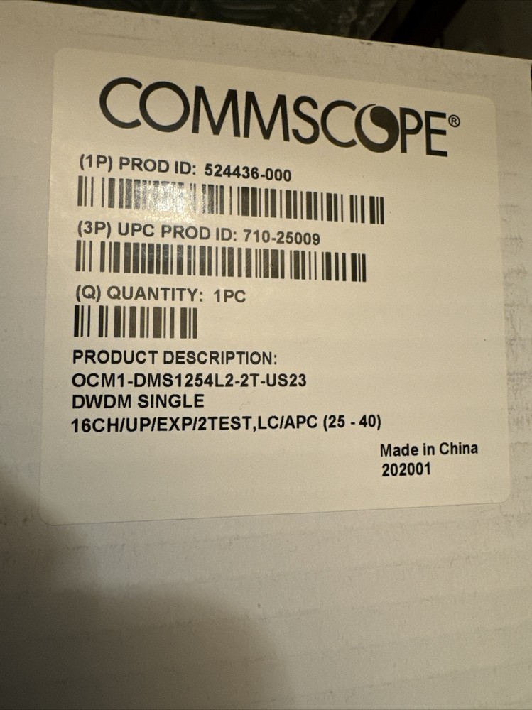 COMMSCOPE OCM1-DMS1254L2-2T-US23 524436-000