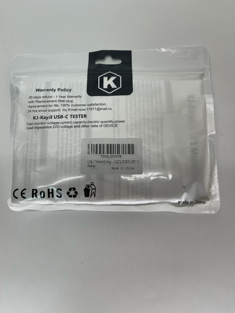USB C Tester, KJ-KayJI USB-C Tester