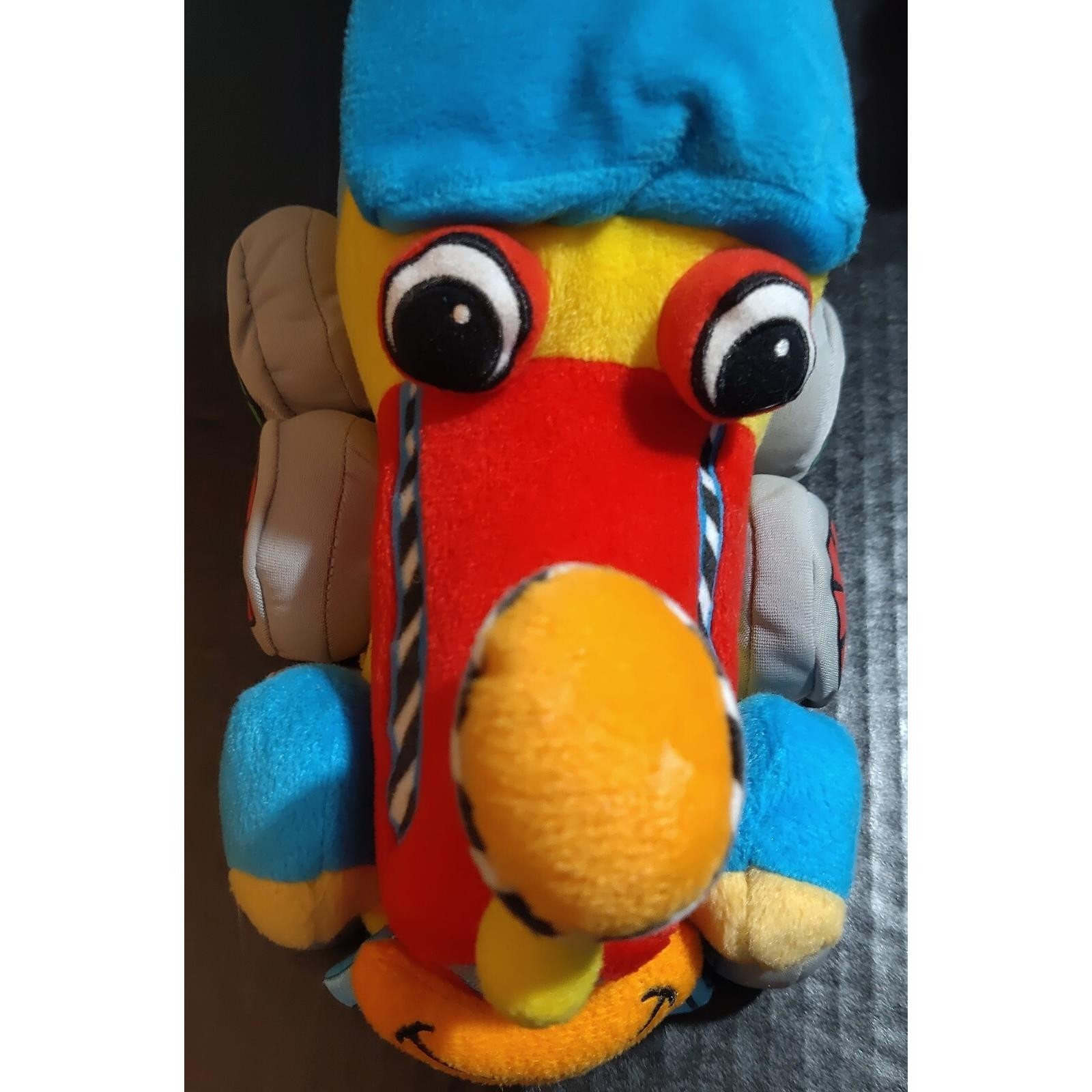 Soft Play Train Book All Aboard Train Rattle Plush Soft Cloth Toy Stuffed 9"