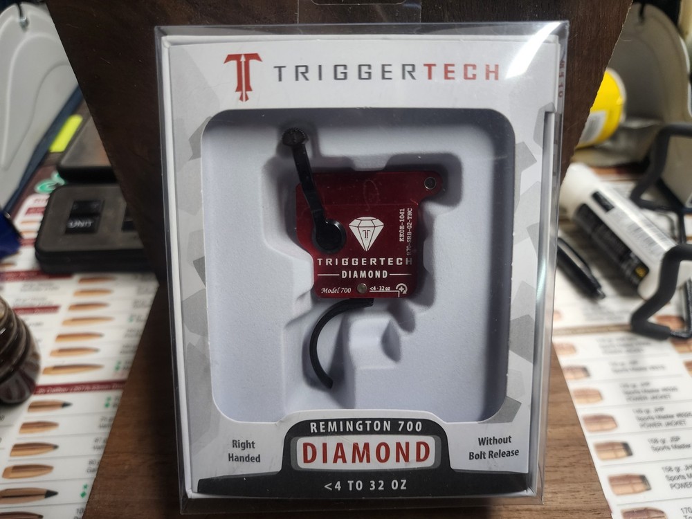 TriggerTech Remington 700 Clone Diamond Single Stage Curved trigger  R70SRB02TNC