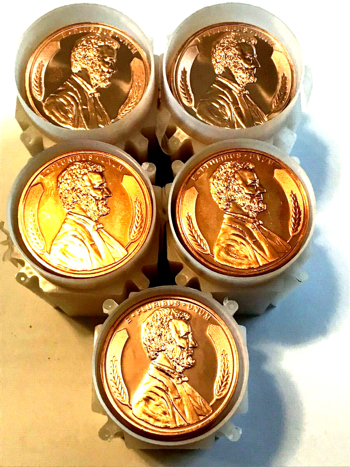 Abraham Lincoln 20 PACK of 1 ounce Copper Coins (1.25lbs), 20 Coins--REEDERSONG