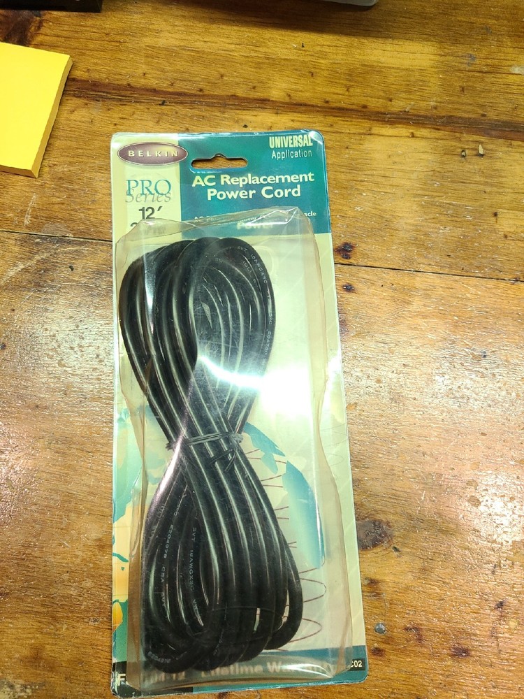 12' Power Cord cable For Computers iec