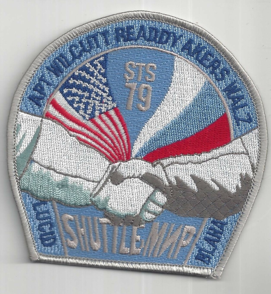 PATCH NASA SPACE SHUTTLE  ATLANTIS  STS-79   1996                    JP