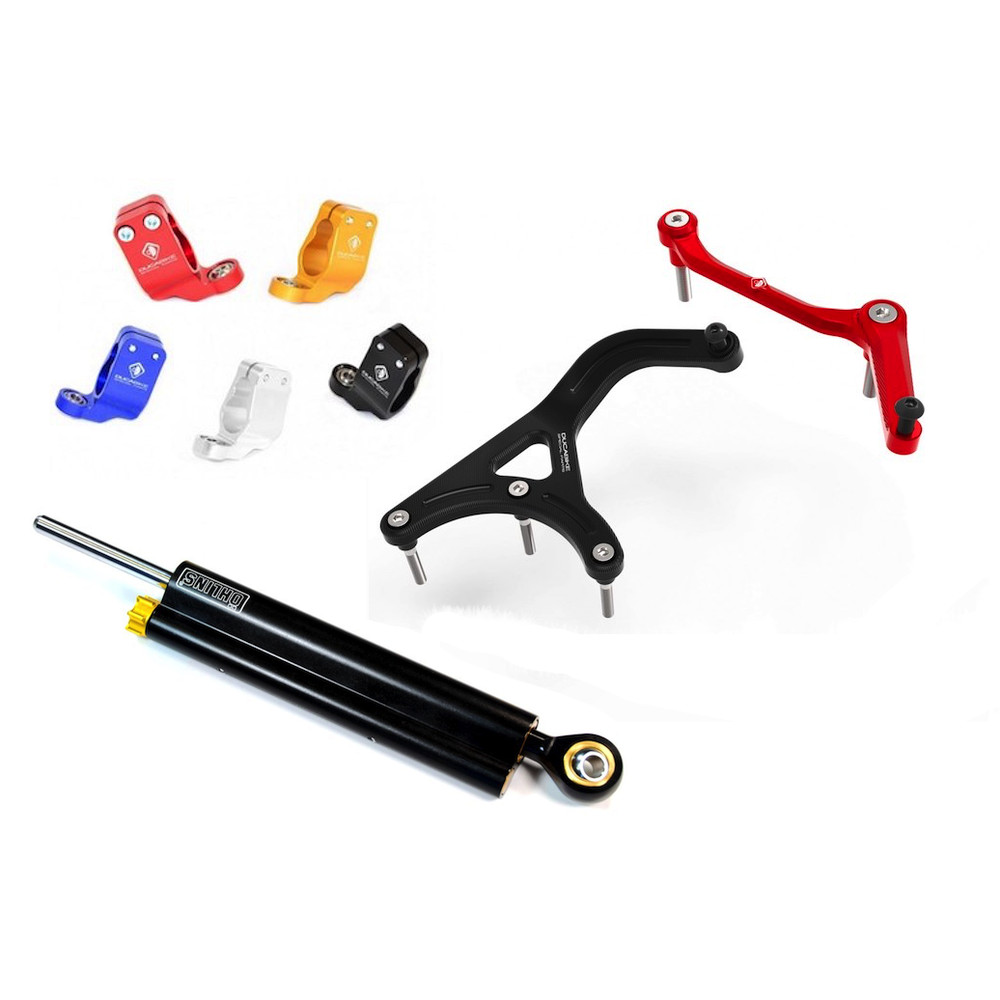 Ducabike Ducati Multistrada V4 Pikes Peak Black Ohlins Steering Damper Kit - ...