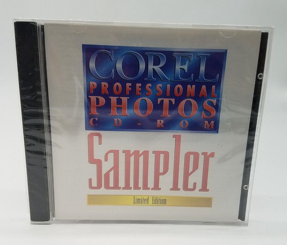 Corel Professional Photos CD-Rom Sampler Limited Edition PC Computer Software