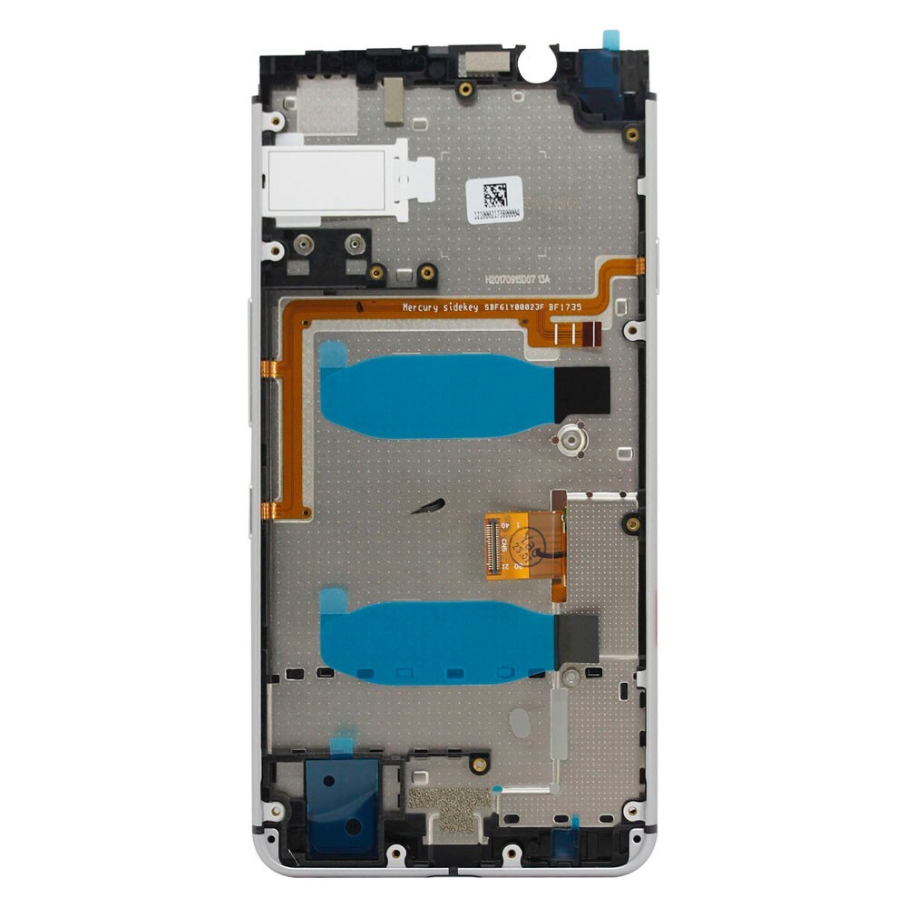💥New Digitizer Touch LCD Screen ± Silver Frame For Blackberry Keyone BBB100 Lot