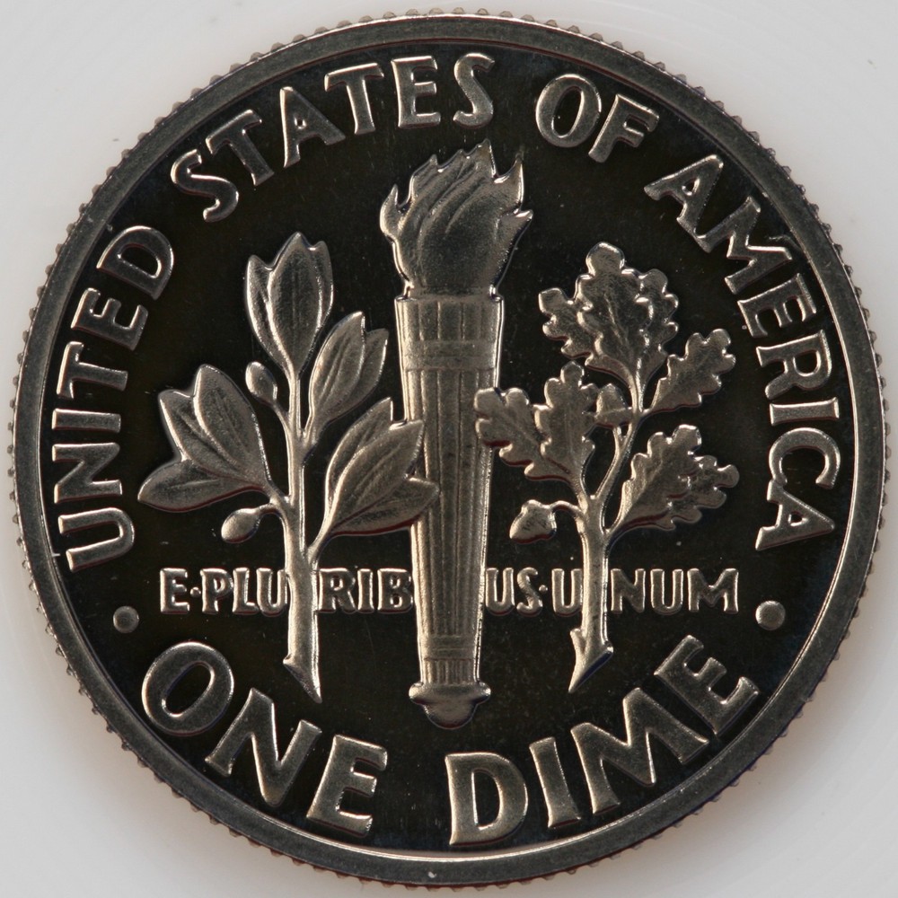 1969 S Gem Cameo Proof Roosevelt Dime CN-Clad