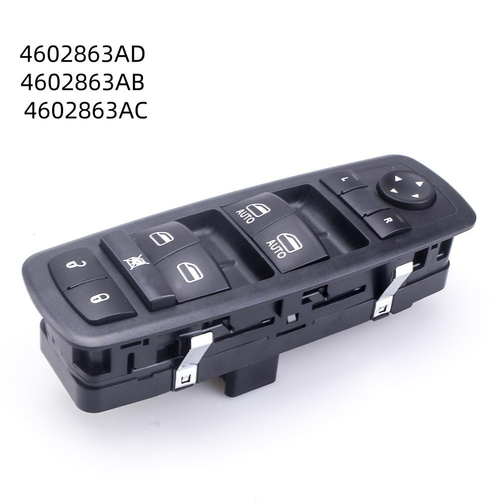 Master Power Window Switch Compatible with 2009 2010 2011 2012 Dodge BLACK