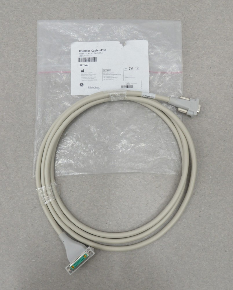 GE Interface Cable ePort Frame to CPU - 3.0M (10ft) 2040427-003