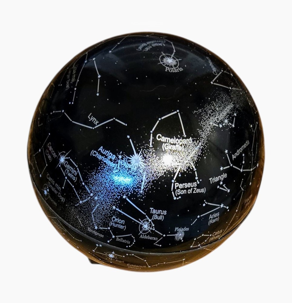 Desktop Magnetic Globe With Light Up Base Constellation Solar System Display