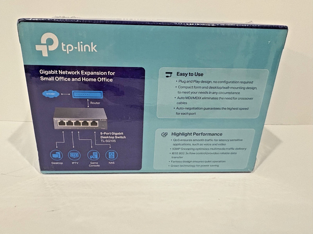 TP-LINK Technologies TP-Link (TL-SG105(UN)) 5-Port Switch