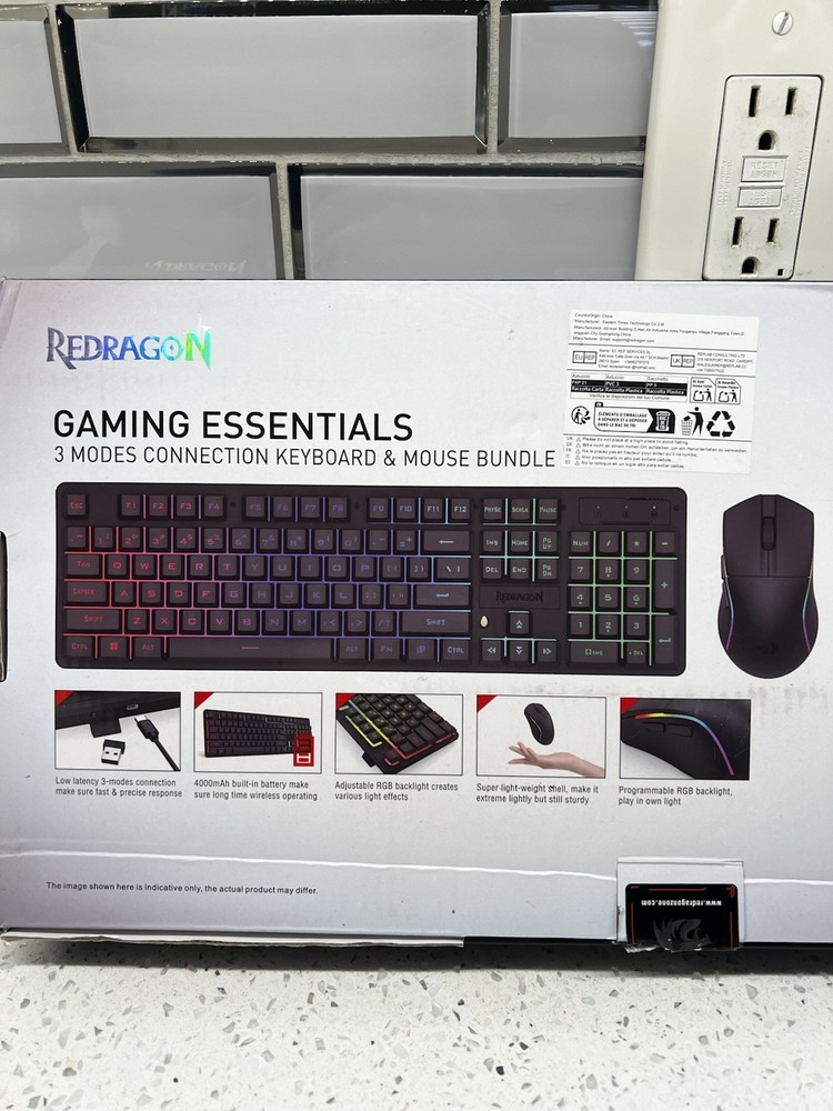 Red Dragon Gaming Keyboard and Mouse Set