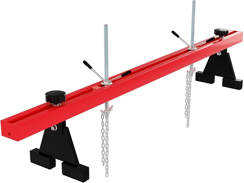 1100 Lbs Engine Support Bar with Dual Hook Transmission Engine Load Leveler NEW