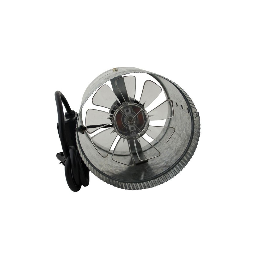 6" Inline Duct Boost Fan  push conditioned air into all areas improve efficiency