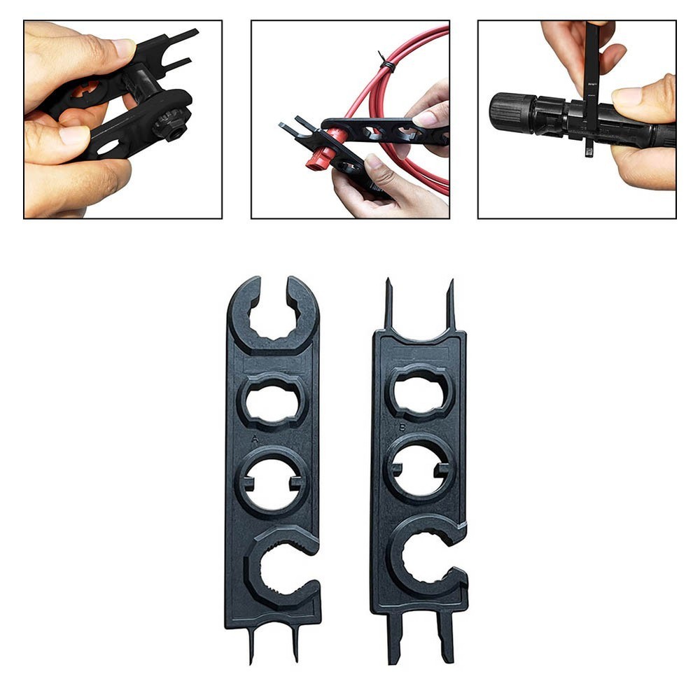 Efficient 2pcs Solar Connector Wrenches for Quick Assembly and Disassembly