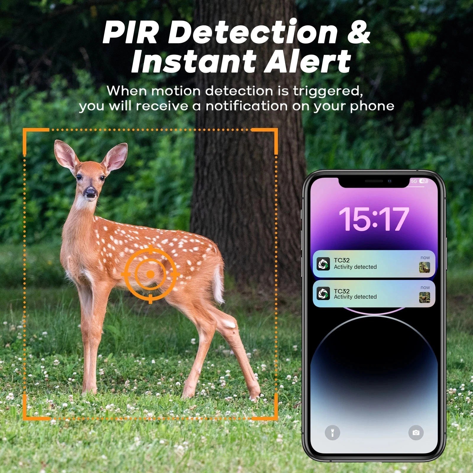 GMOX 4G LTE Cellular Solar Security Camera 360° Live View 2.5K Outdoor Wireless