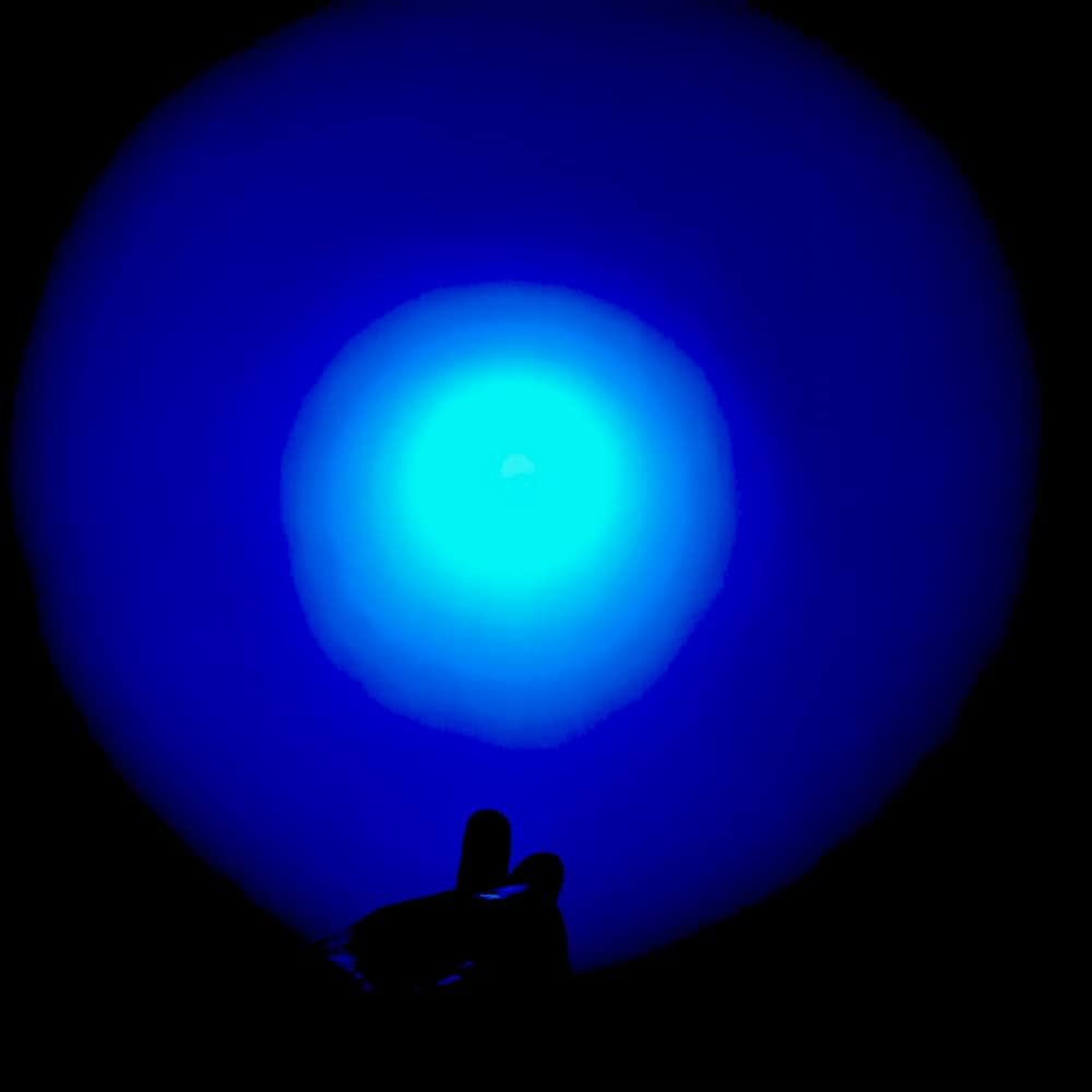 2 X Blue Light Penlight Pen Type Flashlight One Mode Blue Light LED Torch for Ca