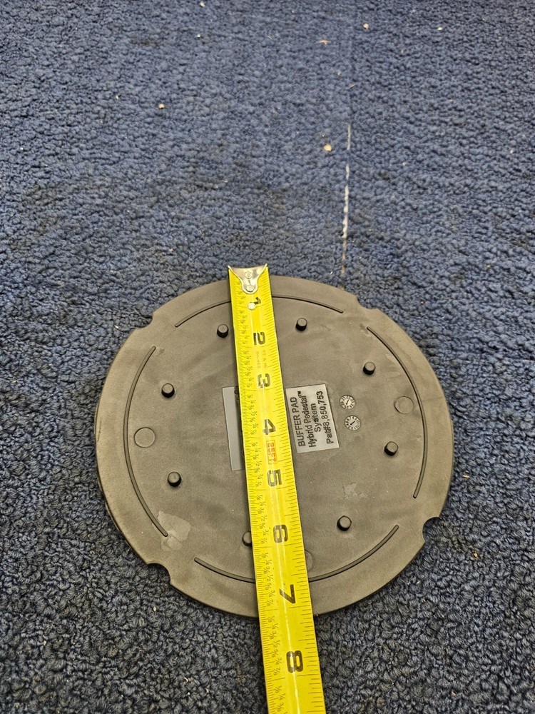 Tile Tech Paver Buffer Pad Hybrid Pedestal System Black 7" Diameter