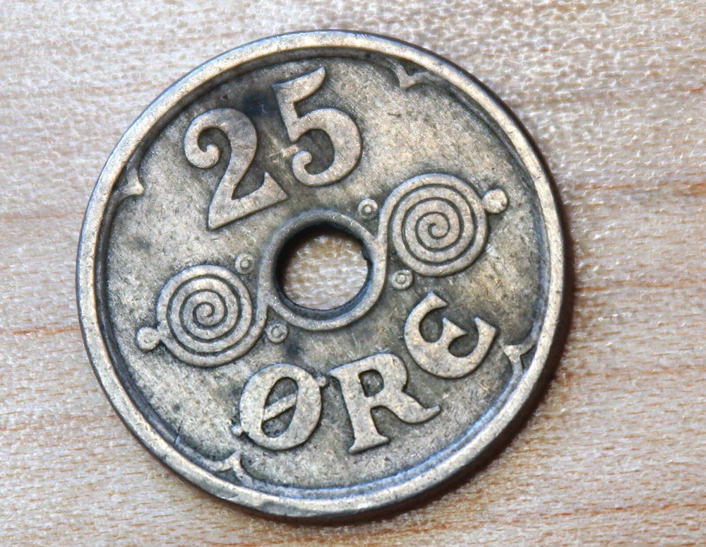 1925 Denmark 25 Ore