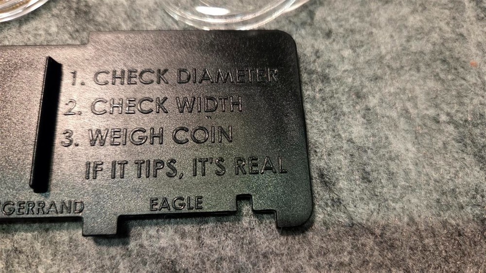 GENUINE Gold Coin Authenticity Tester Detector Eagle Maple Kangaroo Panda