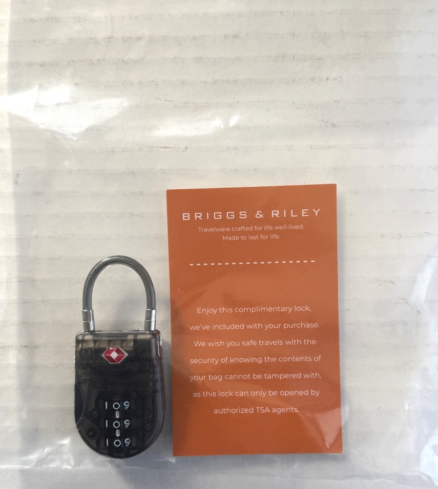 Briggs & Riley TSA Combination Luggage Lock