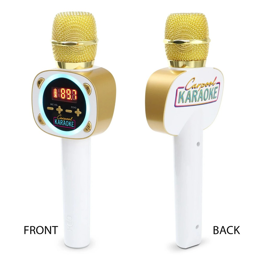 The Singing Machine Wireless Bluetooth Microphone Carpool Karaoke Machine
