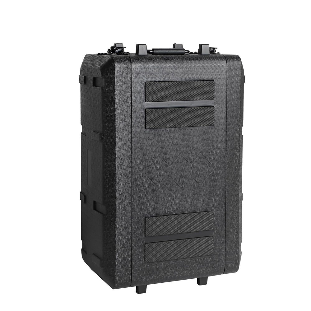 2U Rack Flight Case 16inch Deep Ventilated Rack Case Dustproof for DJ Pro Audio