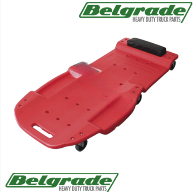 Creeper Low Profile Plastic HD Red 47in