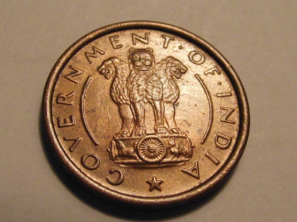 #4311 India: 1 Pice 1950 UNCIRCULATED