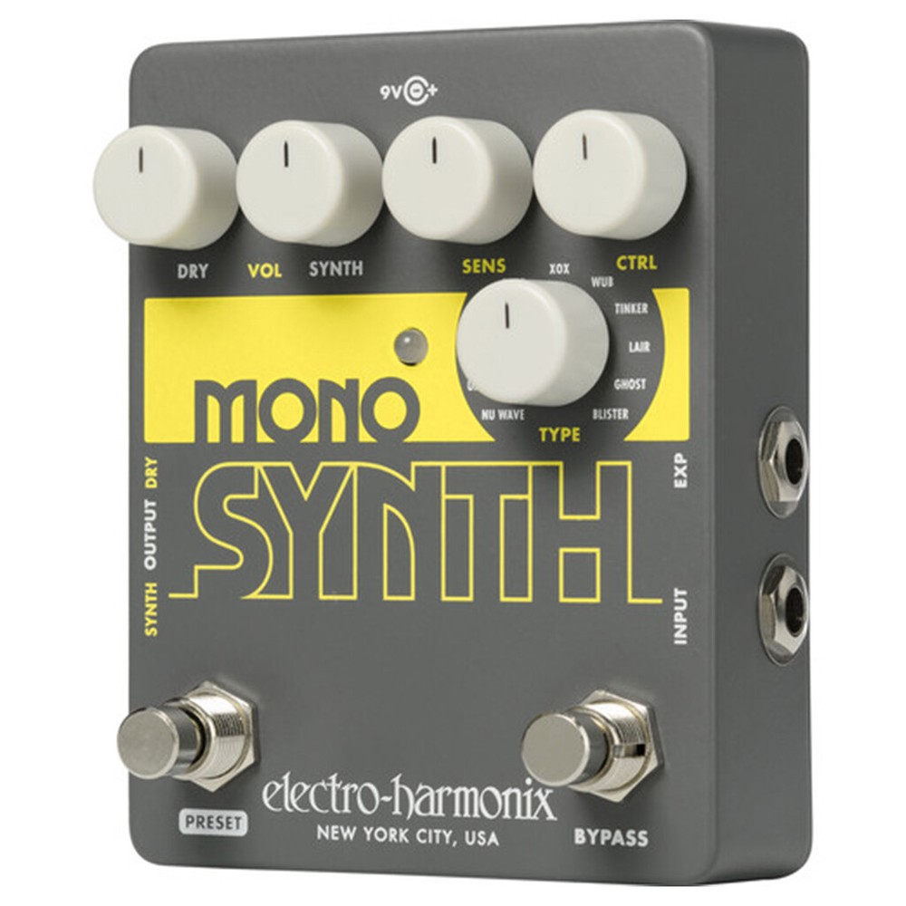 Electro-Harmonix Mono Synth Engine Synthesizer Guitar Effects Pedal