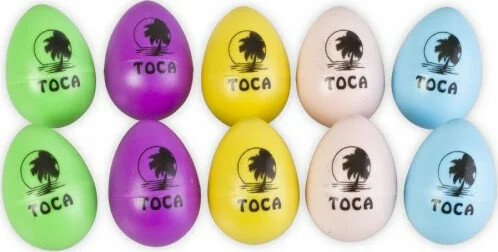 TOCA RAINBOW EGG SHAKER 10BX