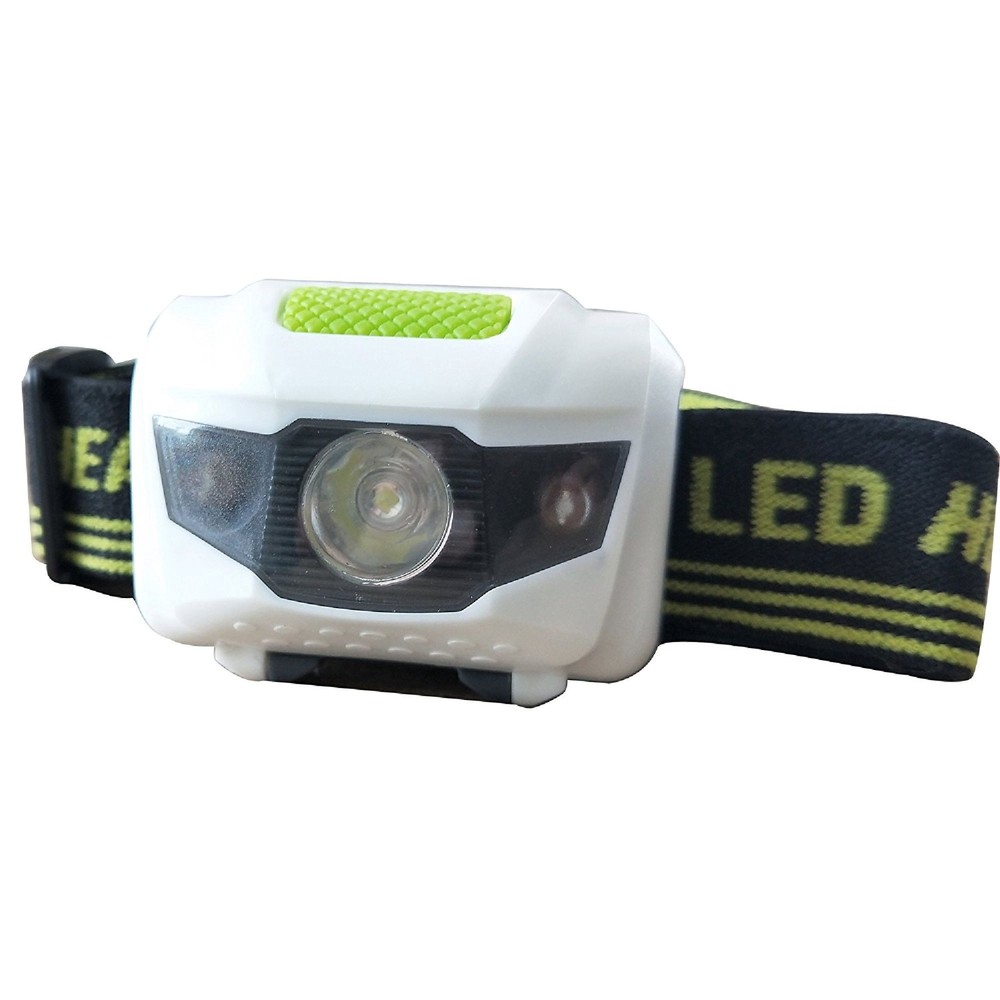 LED Headlamp Flashlight Headlight - Lightweight Weather Resistant w Strobe Light