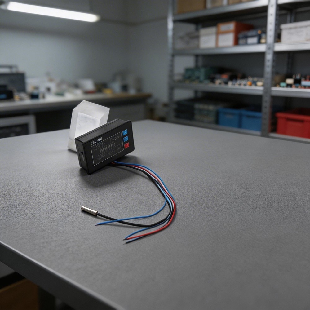 Digital Temperature Control Voltage Electricity Meter DC9V to 100V Range