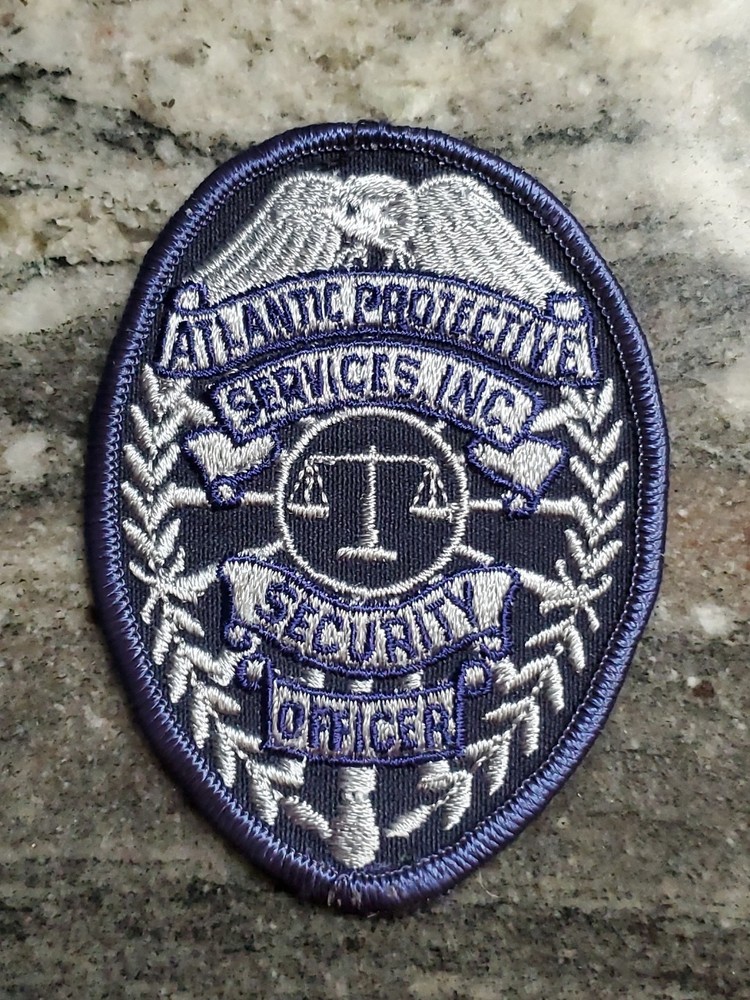 Atlantic Protective Services Inc Security Officer Patch