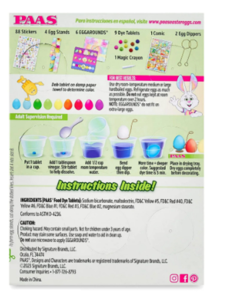 Easter Egg Decorating & Deluxe Dying Kit – 3 Pack with Magic Crayon & Easter Sti