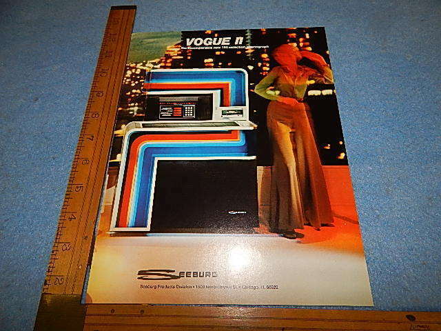 Seeburg STD160 Vogue II Advertising Flyer