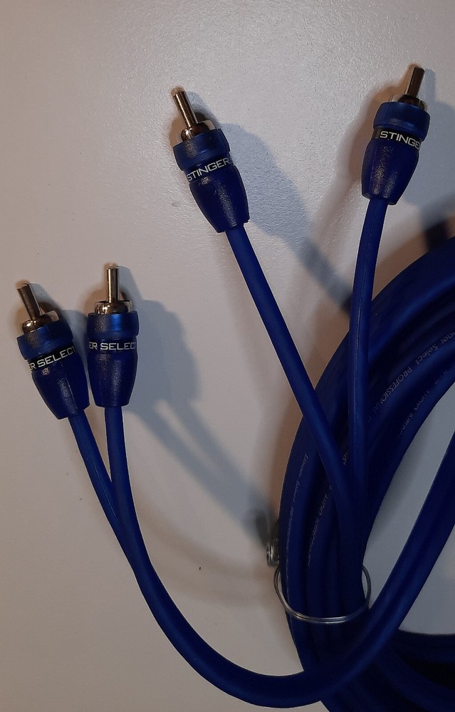 Stinger Select 17 Ft Twisted Interconnect RCA