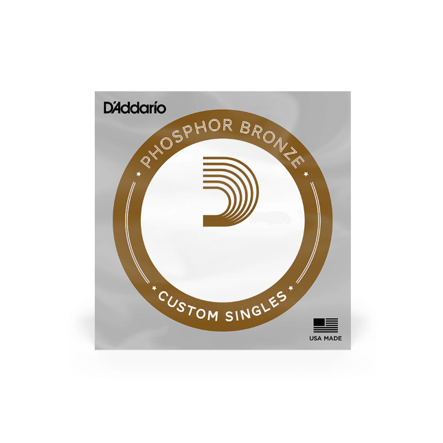 Single String .056 Phosphor Bronze Wound Acoustic Guitar String D'Addario PB056