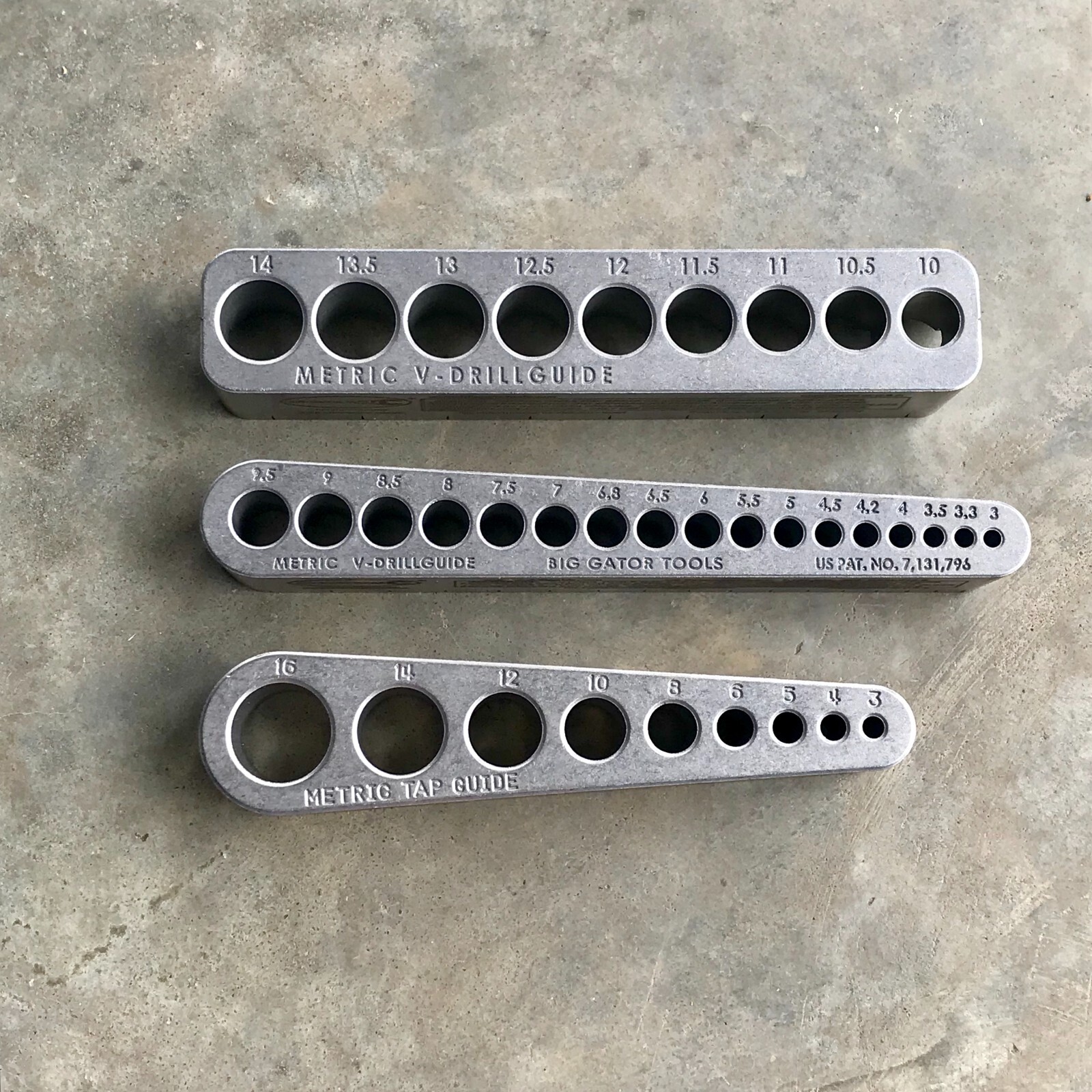 The Complete Metric Set - Drill & Tap Guides - Big Gator Tools line