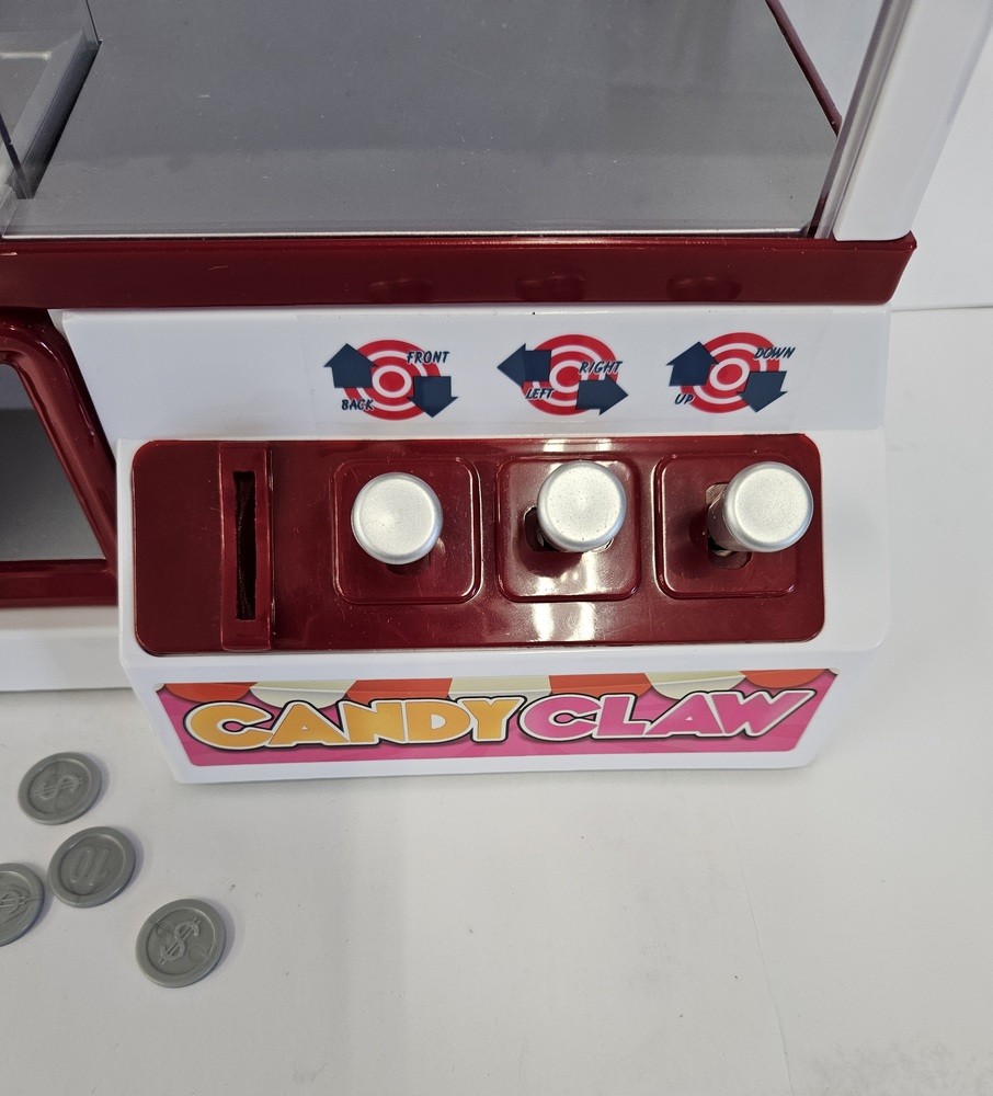 Candy Claw Desktop Vending Machine Game + Coins